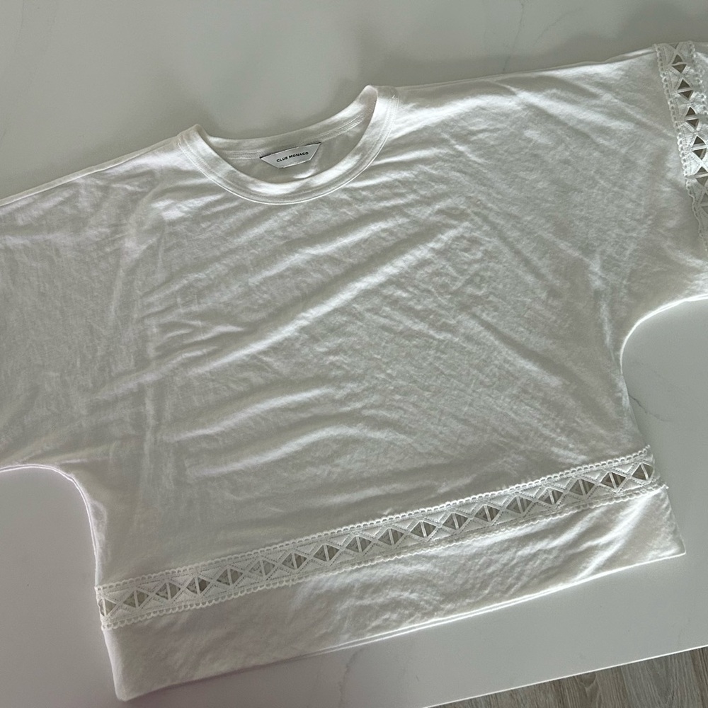 Club Monaco Classic White Tee